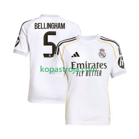Billiga Fotbollströjor Real Madrid Jude Bellingham 5 Hemma tröja 2025/26 Kortärmad
